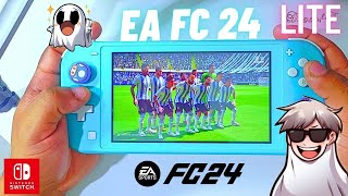 ASI ES EA FC 24 FIFA 24 EN NINTENDO SWITCH LITE ESTADO ACTUAL ANTES DE EA FC 25 [upl. by Yarised]