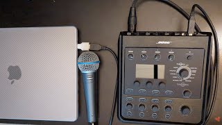 Karaoke Recording using Bose T1 or T4S Tonematch and GarageBand [upl. by Darice]