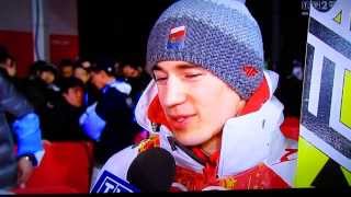 KAMIL STOCH ZŁOTY MEDAL SOCHI DUŻA SKOCZNIA 20140215 wywiad HD [upl. by Horsey518]