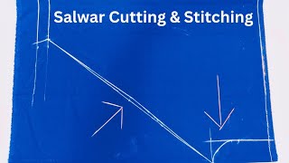 Patiala salwar cutting and stitching Tutorial in Hindi punjabi salvar [upl. by Esened]