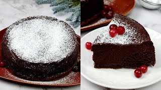 Torta al cioccolato senza farina il dolce goloso pronto con 4 ingredienti [upl. by Ahsein]