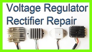 how to repair a voltage rectifier regulator charging system [upl. by Saree]