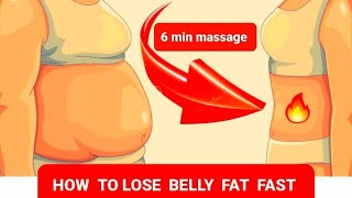 Massage your BELLY FAT for 6 minutes to make it FLAT [upl. by Tacye613]