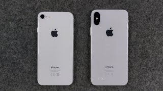 iPhone 8 Vs iPhone X in 2022  SPEED TEST [upl. by Lenoyl]