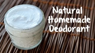 How to Make Natural Deodorant 3 ingredients [upl. by Enilarac]