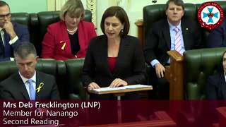 LNP Leader Deb Frecklington Speaks Against Termination of Pregnancy Bill [upl. by Akimert159]