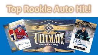 Great Top Rookie Autograph Hit 202223 Upper Deck Ultimate Hockey [upl. by Markowitz328]