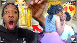 I DID THE HONEY PACK PRANK amp SHE DID THIS 😳 SHE GOT A FRESH WAX😱 [upl. by Jermayne]