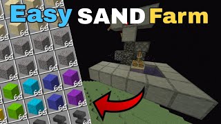 EASY Sand Duper in Minecraft bedrock 121 Tutorial [upl. by Atnoved687]