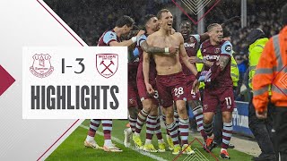 Everton 13 West Ham  Souček amp Álvarez Hit Stoppage Time Beauties  Premier League Highlights [upl. by Bunce411]