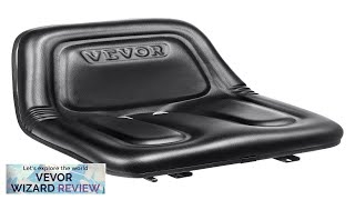 VEVOR Universal Tractor Seat Lawn Mower Seat with Micro Switch and Drainage Review [upl. by Onil]