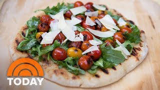 3 Flatbread Pizzas That Are Quick And Easy To Make And Healthy Too  TODAY [upl. by Mikkel]