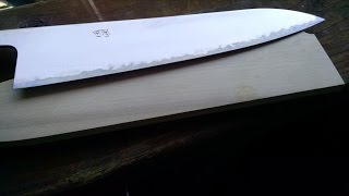 Ikazuchi 240 mm Gyuto [upl. by Ilellan]