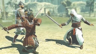 Assassins Creed 1 Altair vs Saracen Soldiers amp Informer Missions [upl. by Nohtanoj]