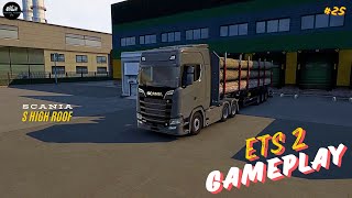 Euro Truck Simulator 2 🚛  Transporting Wooden Logs  Scania  Truck Driving  ETS 2 [upl. by Keenan510]