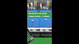 Test nhanh độ bạt của ngọn carbon RHINO vs CYNERGY  Dũng Phạm Billards  Bida Việt [upl. by Doris229]