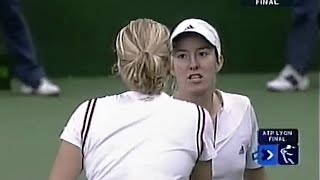 Kim Clijsters vs Justine Henin 2003 Filderstadt Final Highlights [upl. by Harsho]