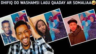 DHIFIQ amp MSS WORLD OO WASHAMSI KARBAASH AH LAGU QAADAY🤣  QAABKAY BULSHADA TIKTOK OGA FALCELIYEEN🤣 [upl. by Lidaa]