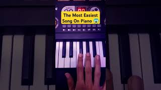 The Most Easiest Song On Piano 😱 industrybabylilnasx piano tiktok shorts [upl. by Nirrep]