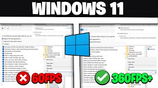 How To Optimize Windows 11 For GAMING  Best Settings for HIGH FPS amp NO DELAY [upl. by Yttak317]