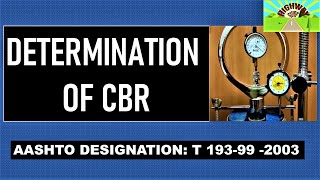 DETERMINATION OF CBR [upl. by Kristien]