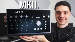 Audient iD44 MKII – USB Audio Interface Review [upl. by Einnus]