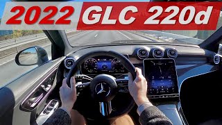 2022 MercedesBenz GLC 220d POV Drive [upl. by Northey]