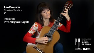 TUTORIAL  GUITARRA  Leo Brouwer  Estudios Sencillos V [upl. by Hartill]