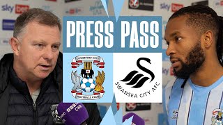 Kasey Palmer and Mark Robins reflect on Swansea City draw 🎙️ [upl. by Nylasor]