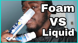 Minoxidil Foam vs liquid Minoxidil Journey Year 1 Week 3 [upl. by Ceciley]