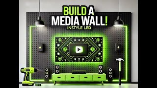 DIY Media Wall Build StepbyStep Guide to Creating the Ultimate LED Entertainment Wall [upl. by Llenad]