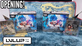 LVL UP EXPO DBS FUSION WORLD BOX BREAK [upl. by Reichel]