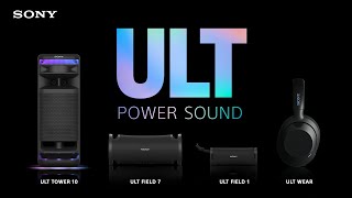 ULT POWER SOUND series Announcement  Sony Official [upl. by Claus900]