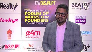 Rahul Ranjan Cofounder and CEO Bribooks  Winner  8th BW Disrupt 40 under 40 [upl. by Ardnas]