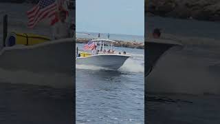 Boating Fun at the Venice Florida Jetty Boating VeniceFlorida JettyAdventure [upl. by Aleacin]