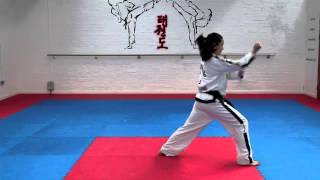 Yul Gok Tul and basic movements for grading to 4th kup [upl. by Adiana]