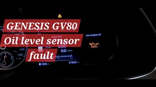 Genesis GV80 low oil warning [upl. by Gnot]