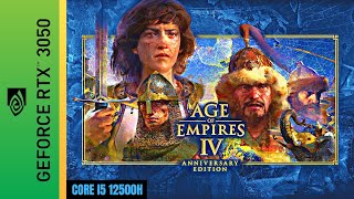 Age Of Empires 4  Intel Core I5 12500H  RTX 3050  Acer Nitro 5 [upl. by Aisitel]