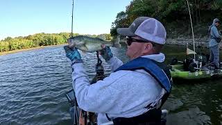 Fall Kayak Fishing Cedar Valley Reservoir [upl. by Martens]