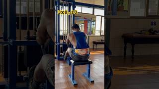 EJERCICIO PARA ENTRENAR LOS DORSALES gym fitness solo espalda dorsales disciplina fuerte [upl. by Arze]