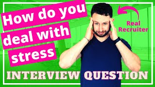 How Do You Deal With Pressure Interview Question  Stressful Situation Interview Question and Answer [upl. by Sjoberg4]