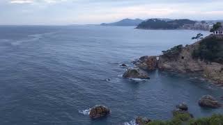 Lloret de Mar  Coastal path towards Canyelles morning hours [upl. by Jerol]