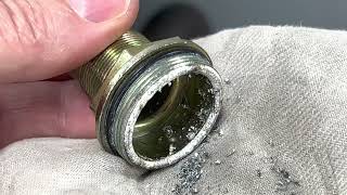 How to Disassemble and Repair the Pressure Regulator Knob on a Husky Air Scout Air Compressor [upl. by Osber]