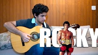 Going the Distance Rocky II Theme Song  Fingerstyle Guitar Marcos Kaiser 40 [upl. by Fortunato]