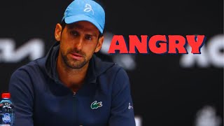 Angry Novak Djokovic Challenges Fans To Face Him  Australian Open 2024 [upl. by Ettesil]