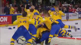 Eishockey WM 2018  Schweden vs Schweiz 32  Finale Highlights Sport1 [upl. by Dnalyk934]