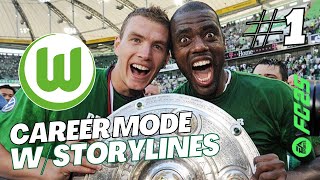 THE COMEBACK OF A FOOTBALL LEGEND  VfL Wolfsburg Career Mode EP1 w Storylines FC25 [upl. by Bashemeth]