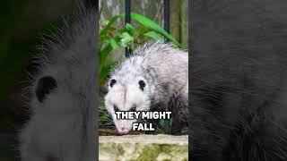 How Opossum Play Dead to Escape Predator ☠️ animalfacts animalshorts funfacts [upl. by Aieki646]