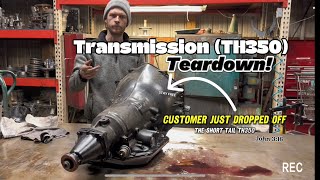 CHEVROLET TRANSMISSION SHORT TAIL TH350 Full Teardown  No 2nd Gear  “Shifting Weird” [upl. by Florina]