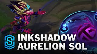 Inkshadow Aurelion Sol Skin Spotlight  PreRelease  PBE Preview  League of Legends [upl. by Wrench]